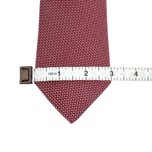 NEIMAN MARCUS Silk Tie in Red - Picture 7 of 7